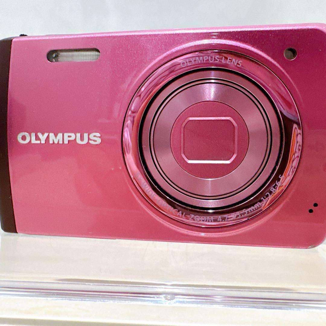 OLYMPUS オリンパス VH-410 ピンク コンデジ デジカメ 動作品