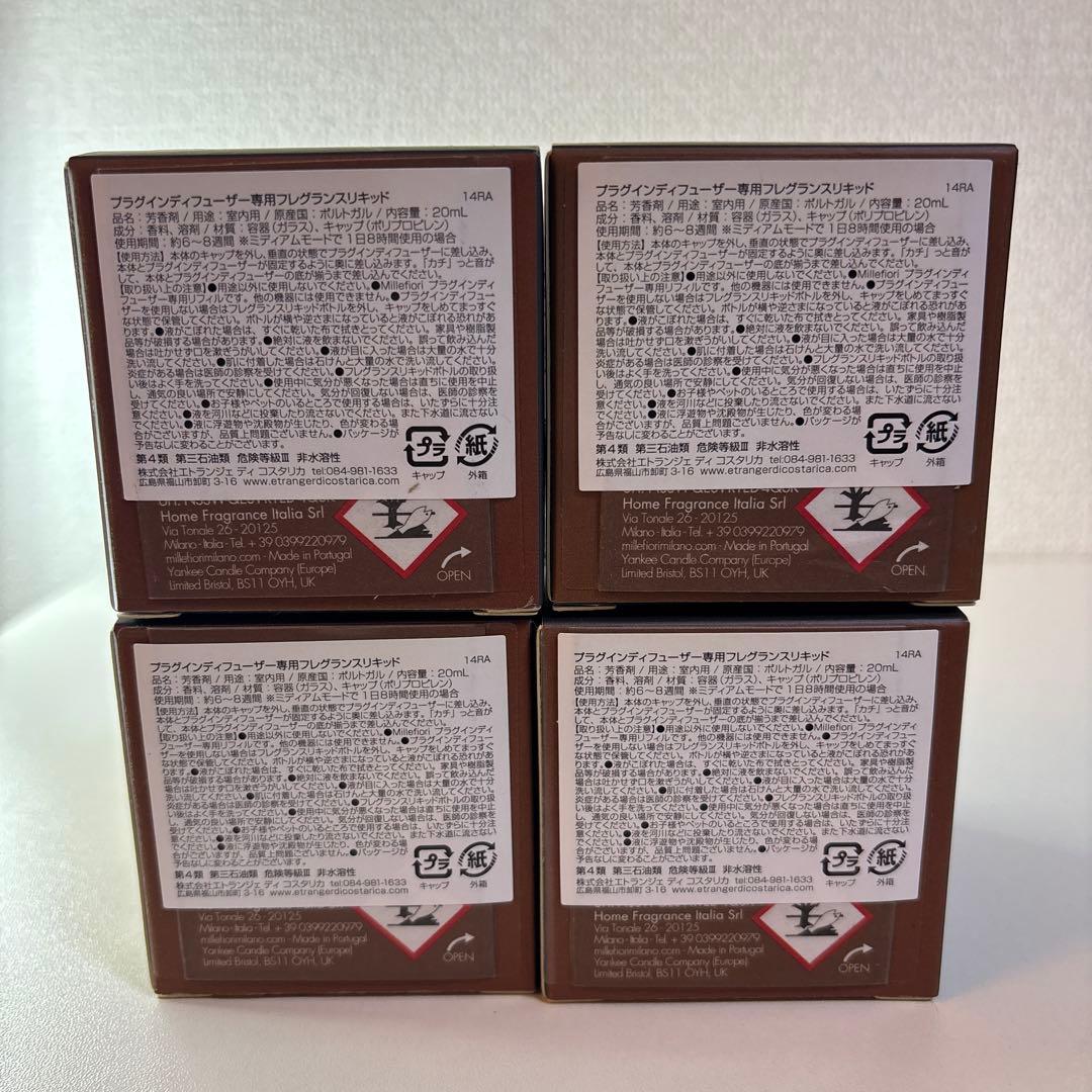 ミッレフィオーリ ミラノ ARIA サンダル＆ベルガモット20ml ×6個セット