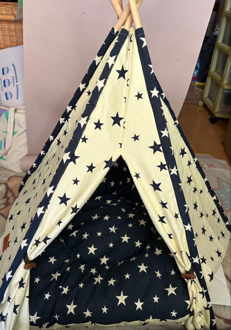 星柄テント型ペットハウス