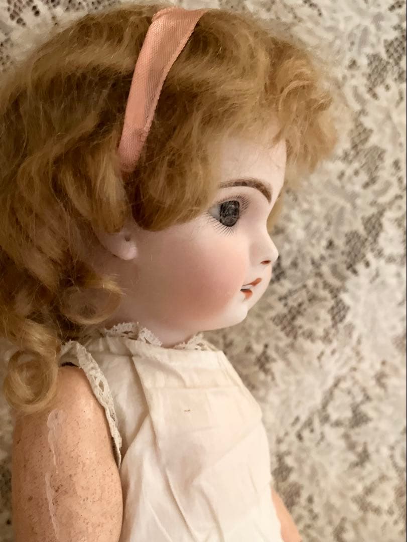 アンティーク ビスクドール ジュモー 1880年代 美白 TETE JUMEAU