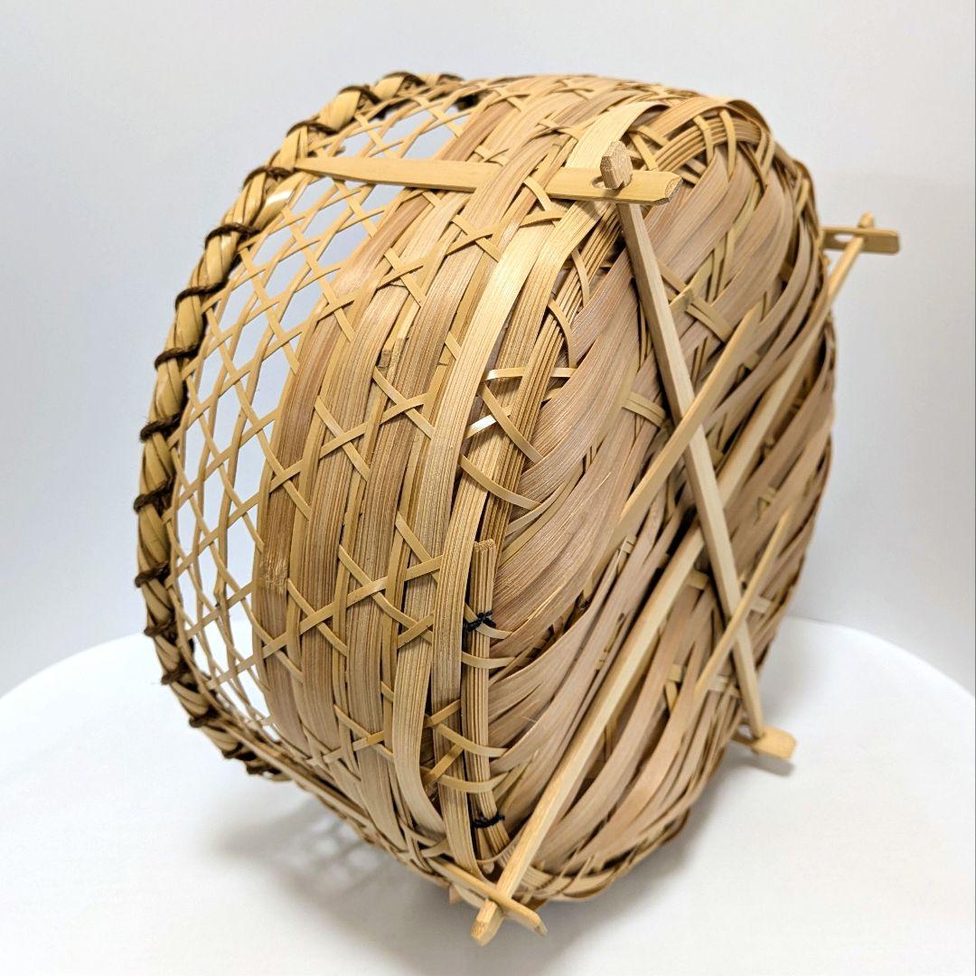 炭斗　鵜篭炭斗　淡々斎好み 島田竹宝斎作