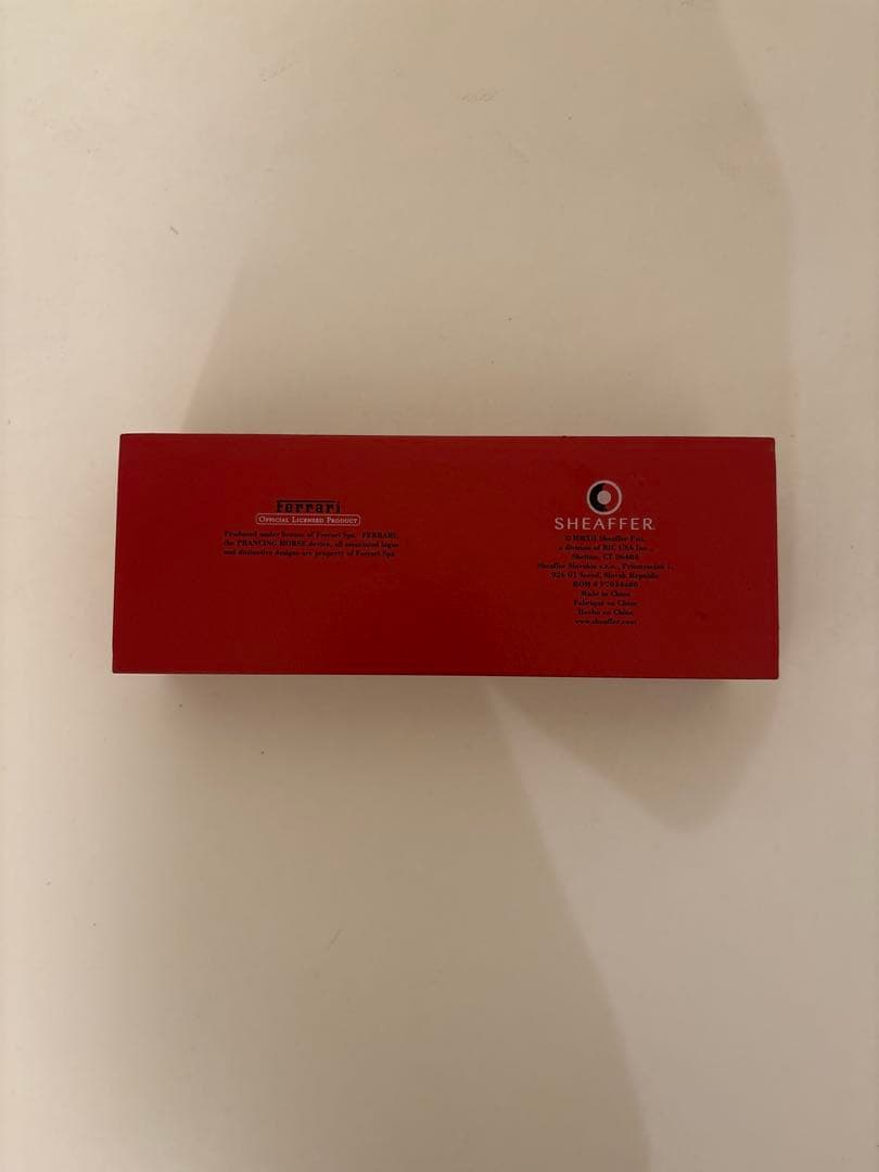 【貴重】SHEAFFER レッド万年筆 フェラーリケース付き