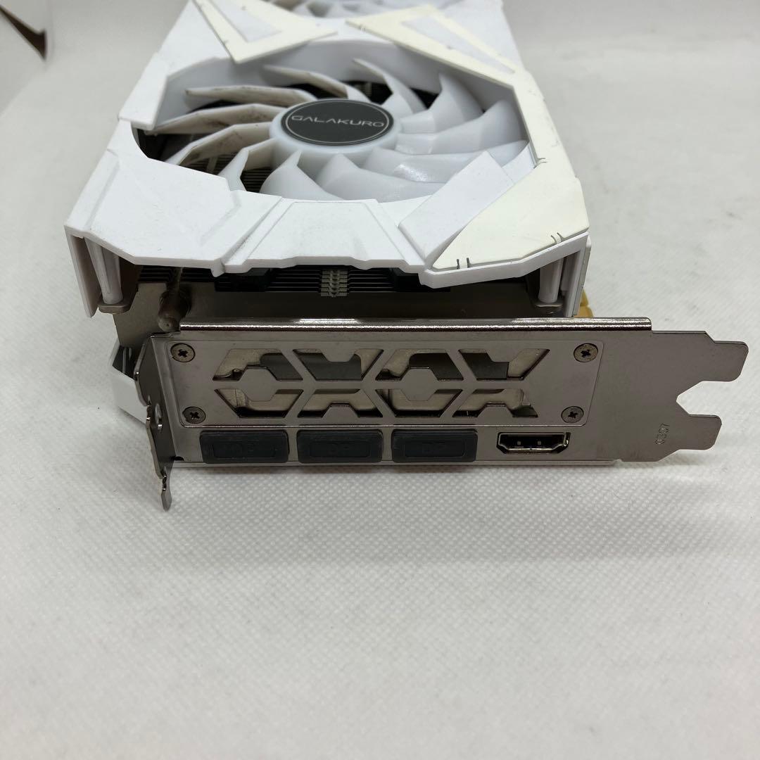 グラフィックボード・グラボ・ビデオカード GALAKURO GK-RTX3060Ti-E8GB/WHITE/LHR 163