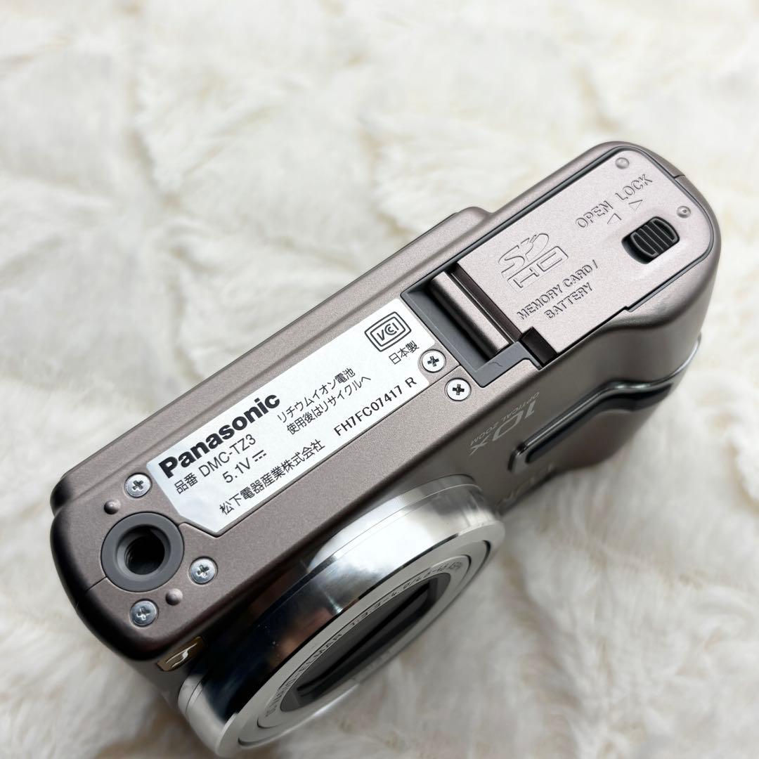 美品 Panasonic LUMIX DMC-TZ3 ピンク 動作確認済み