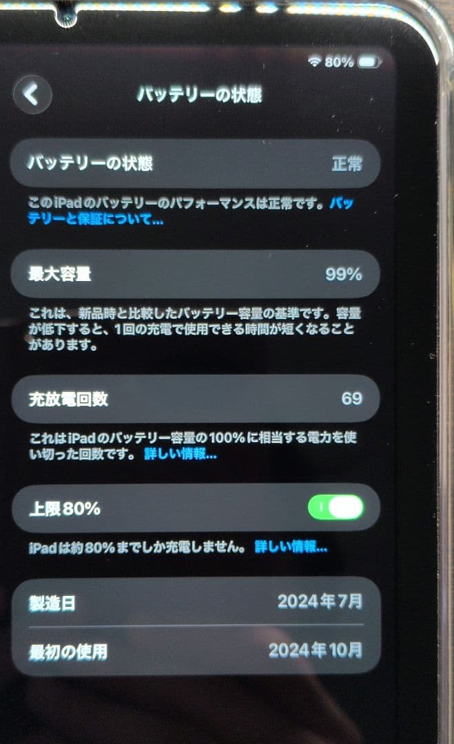 Apple iPad mini 第7世代 Wi-fiモデル 256GB パープル
