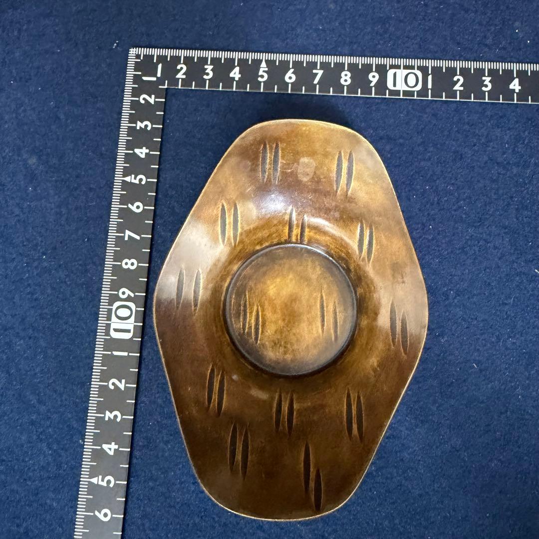黄銅茶托拾客 金屋五郎三郎 茶道具 10客