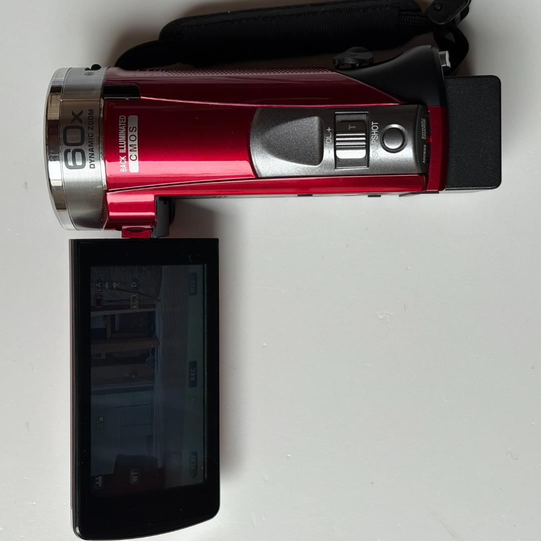 ☆JVC Everio（エブリオ）☆ GZ-HM199 レッド 本体