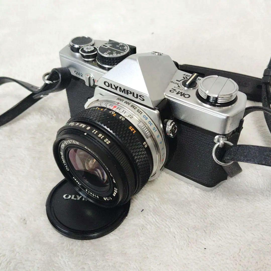 【美品】OLYMPUSOM-2 AUTO-W 28mm f2.8露出OK