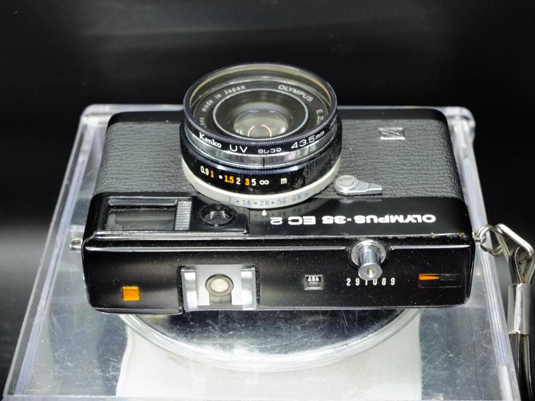 オリンパスEC2ブラック／E・ズイコー42mmf2.8t付【実写確認済整備品】