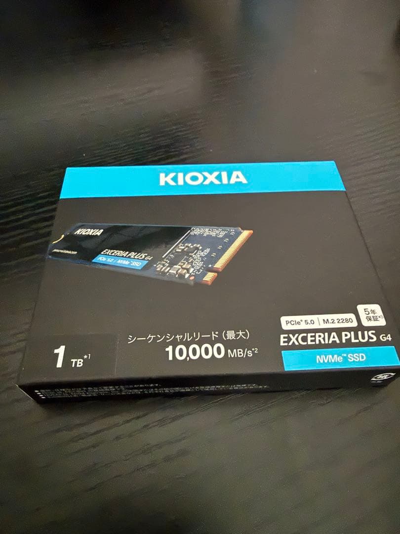内蔵型SSD KIOXIA EXCERIA PLUS G4 1TB M.2 SSD Gen5