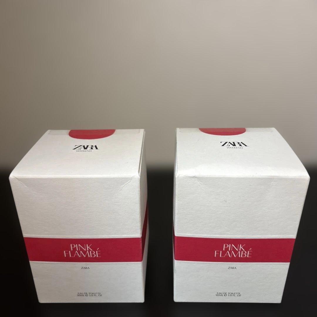 再々値下げ　新品未使用　ZARA ピンクフランベオードトワーレ 90ml セット