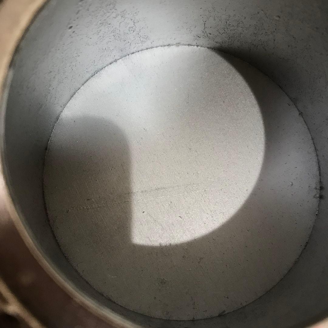 香炉と香炉灰のセット　錫栄　金属製　茶道具　茶道