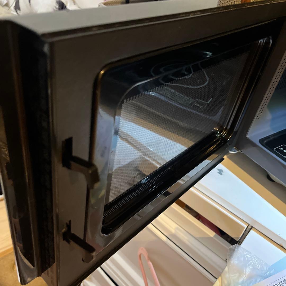電子レンジ SX-18D132 ブラック 取扱説明書付き