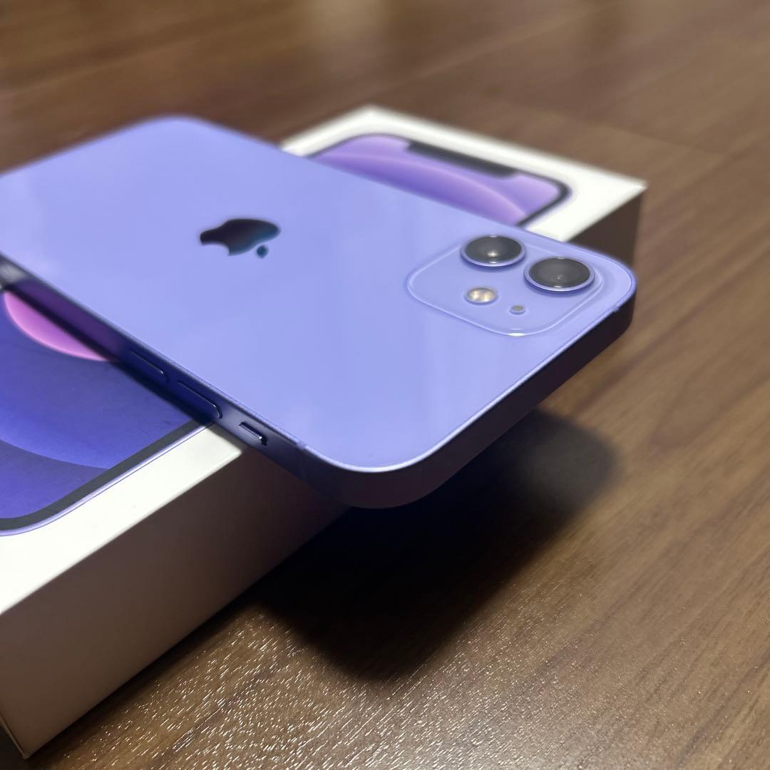 iPhone12 128GB パープル SIMフリー 箱あり