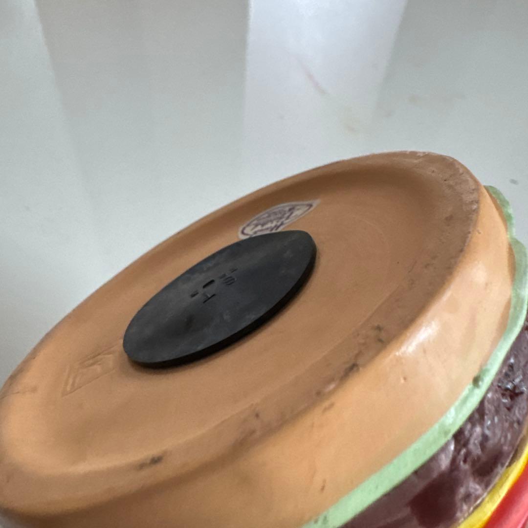昭和レトロ　陶器　ハンバーガー 貯金箱 アメリカン 雑貨 インテリア 小物