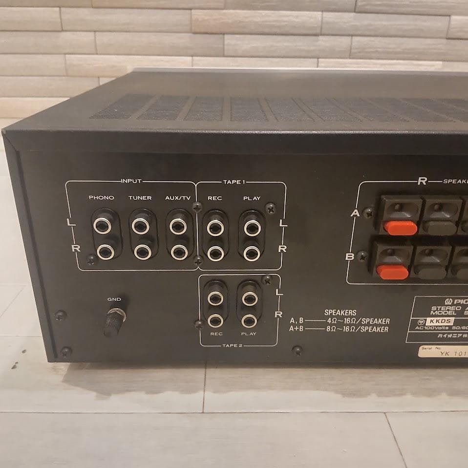 Pioneer パイオニア SA-7800II アンプ クラシックシルバー