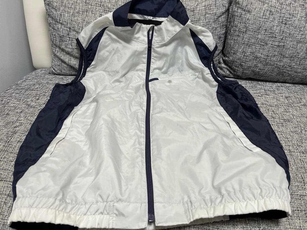 新品 ミドリ安全 空調服 LLシルバー/ネイビー ファン、バッテリー付き