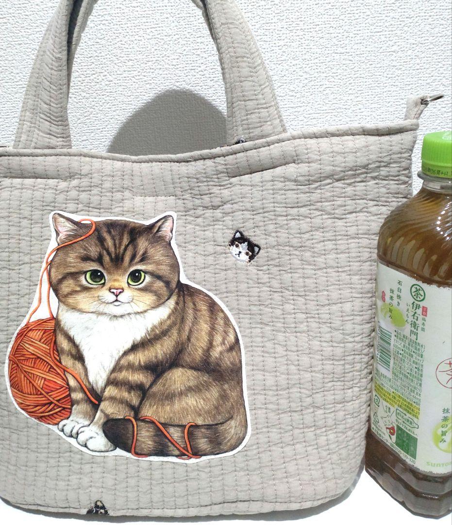 ゆ*ら様 可愛い猫ちゃん（オレンジ毛糸）ヌビバック　♡　コヤンイサムチョン　ハン