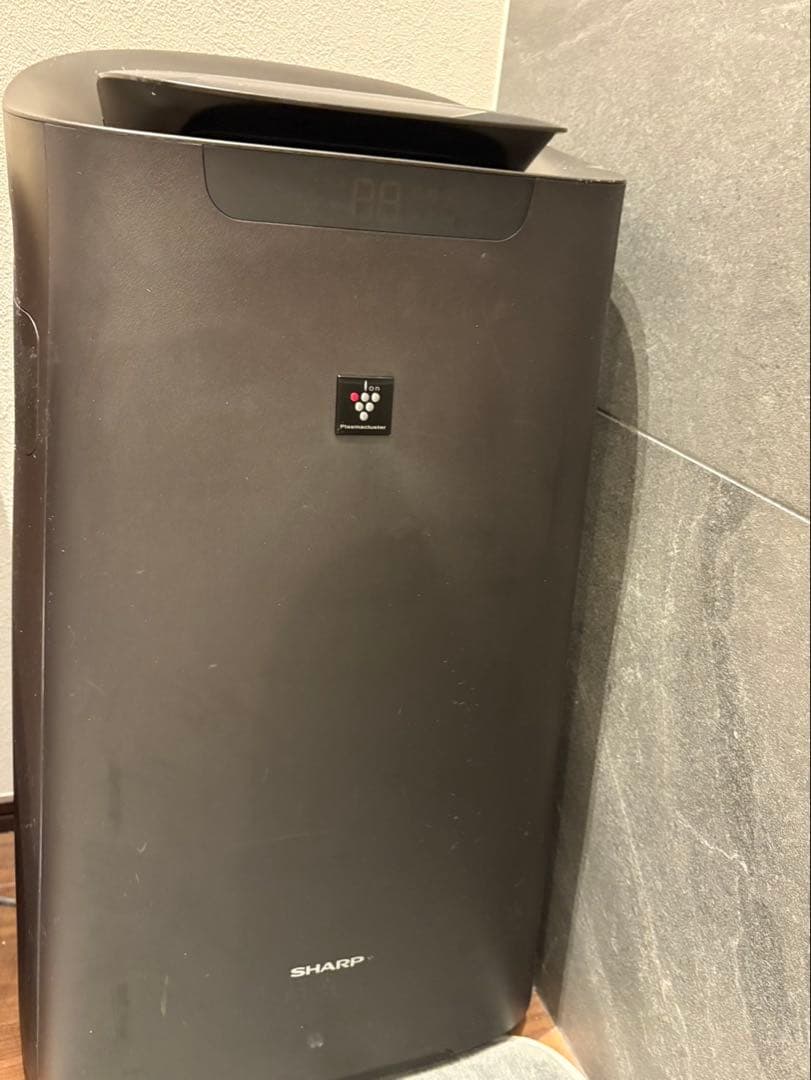 SHARP 空気清浄機 デジタル表示 黒