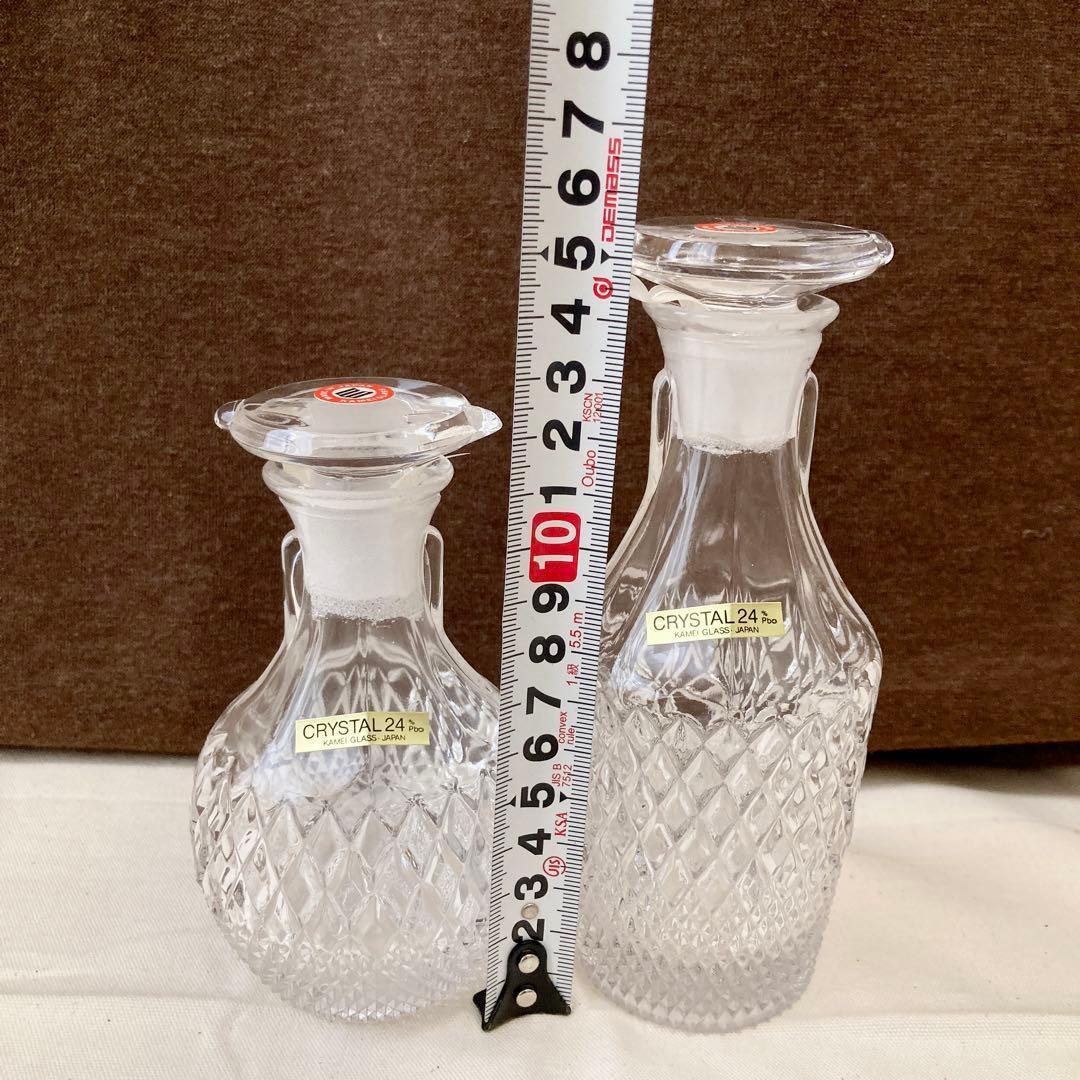 【新品未使用】カメイガラス クリスタル24 調味料入れと小鉢 10点セット
