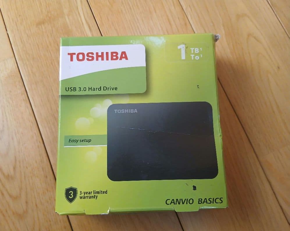 東芝 TOSHIBA Canvio ポータブルハードディスク 1TB