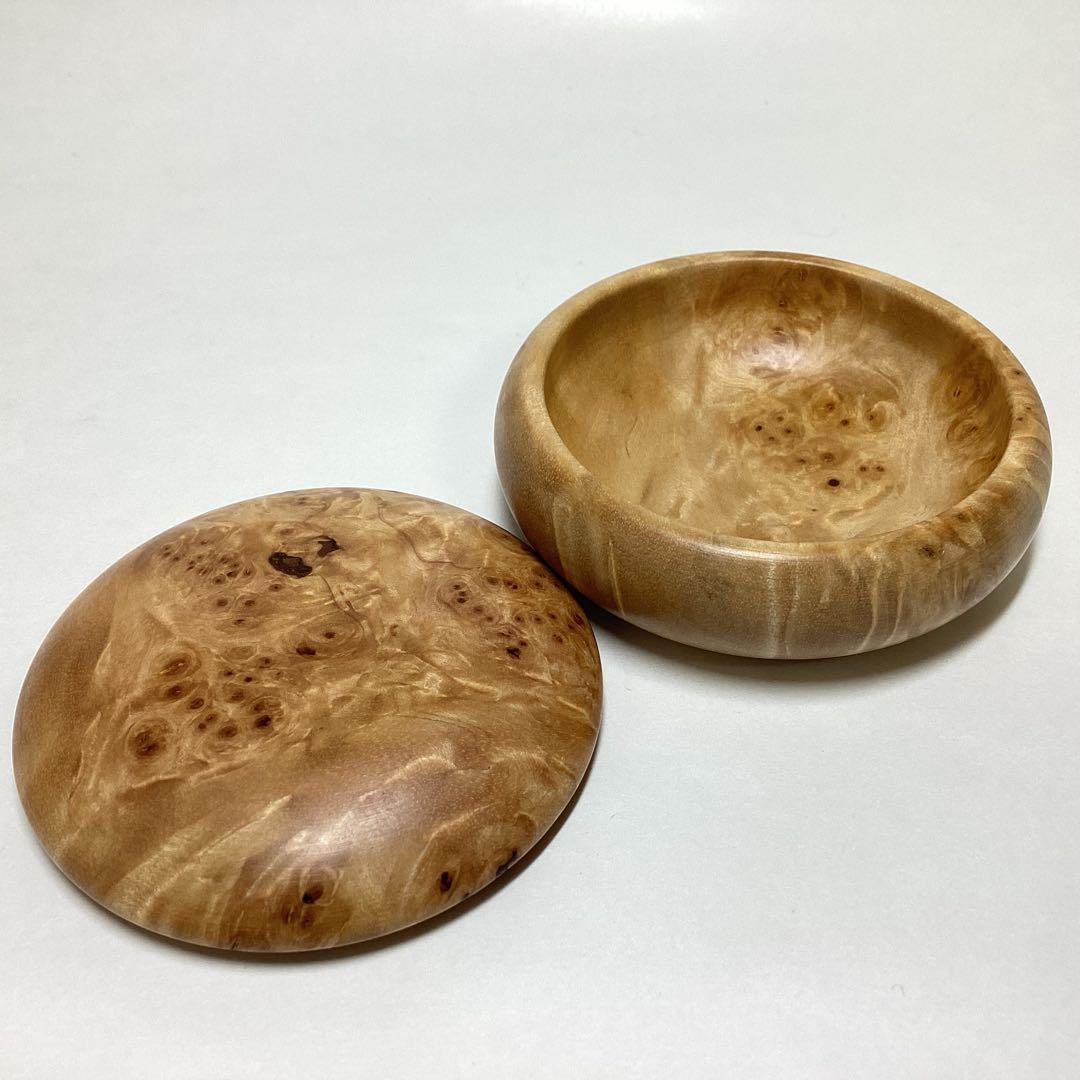 香合 平丸 竹一 木箱入 茶道具 古物品