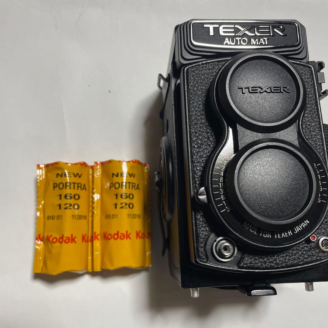 美品　二眼レフカメラ　TEXER AUTO MAT