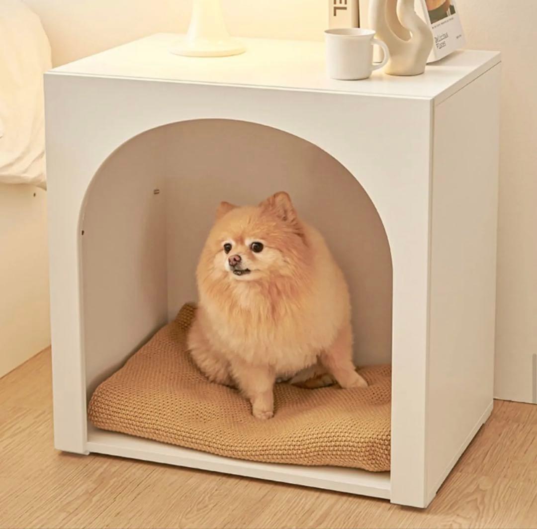 【実物写真あり】ROOM&D 韓国家具 ペットハウス クレート ホワイト