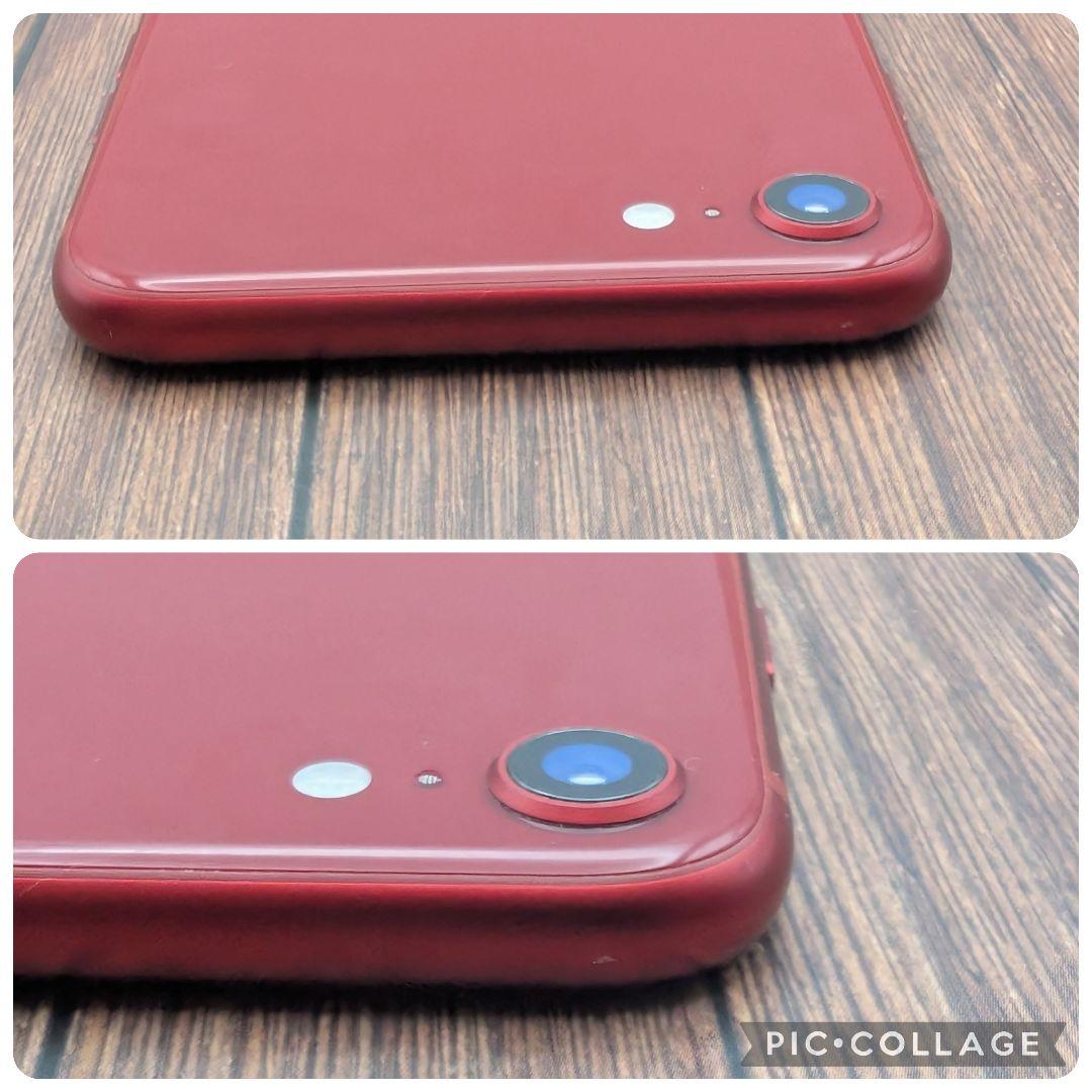 445 iPhoneSE3 RED 128GB【100%表示】バッテリー新品