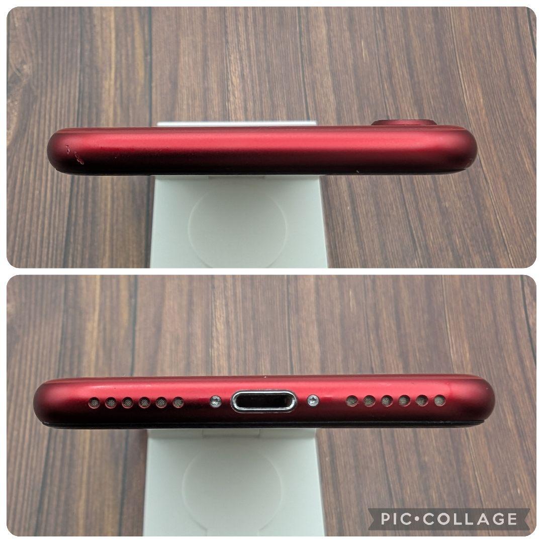 445 iPhoneSE3 RED 128GB【100%表示】バッテリー新品