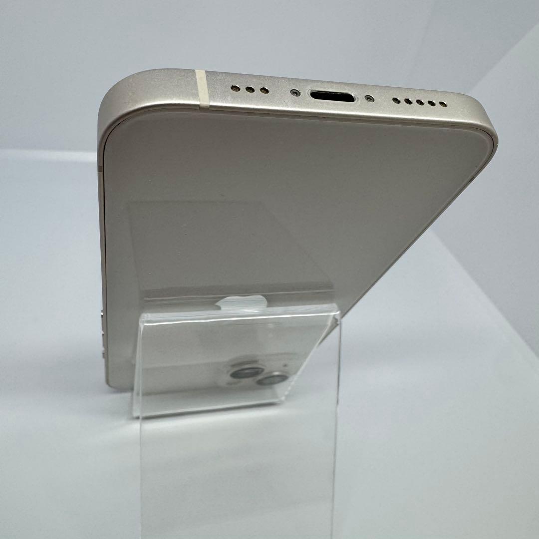 【良品】iPhone 13 128GB WHITE 大容量バッテリー 100%