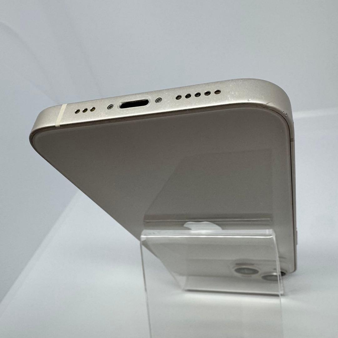 【良品】iPhone 13 128GB WHITE 大容量バッテリー 100%
