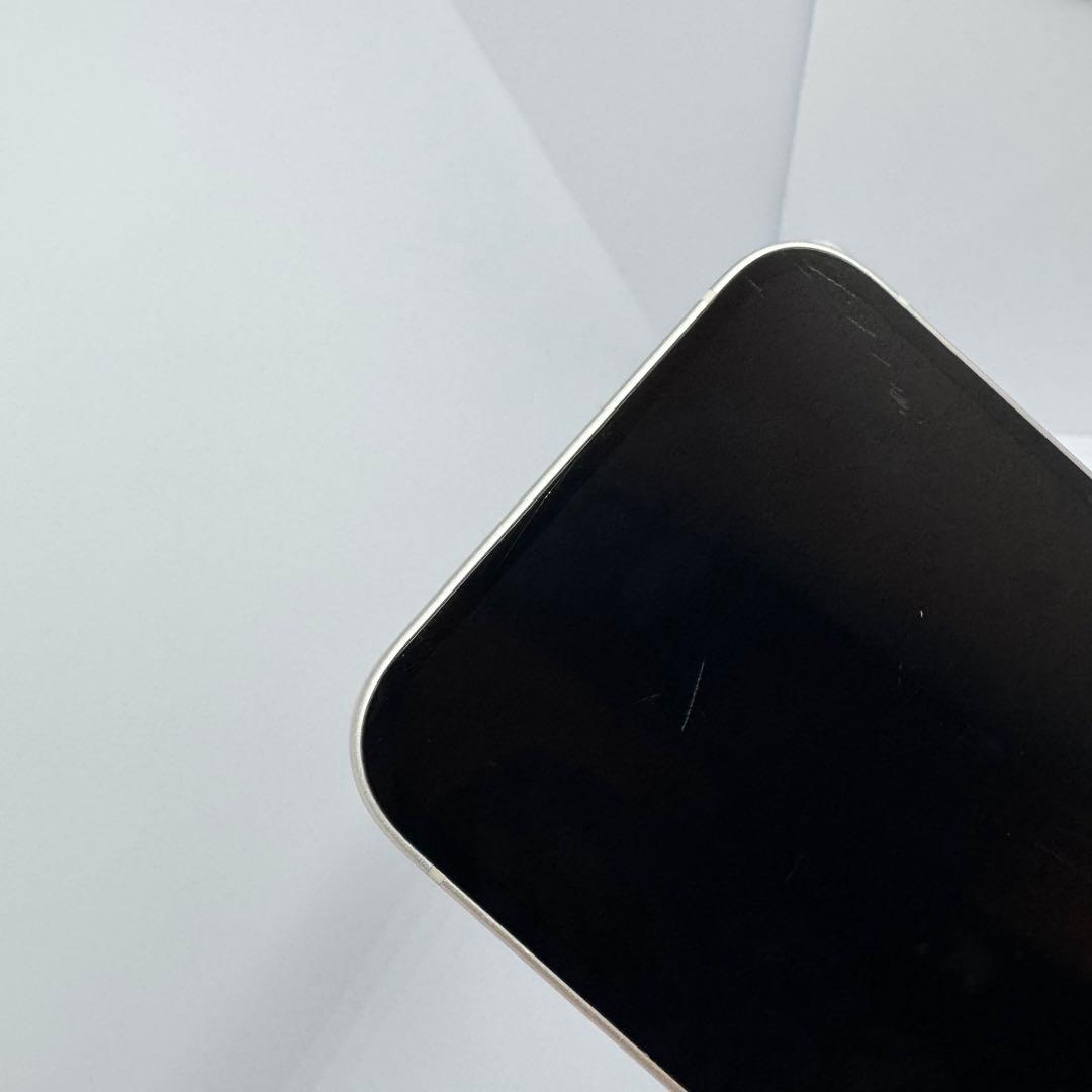 【良品】iPhone 13 128GB WHITE 大容量バッテリー 100%