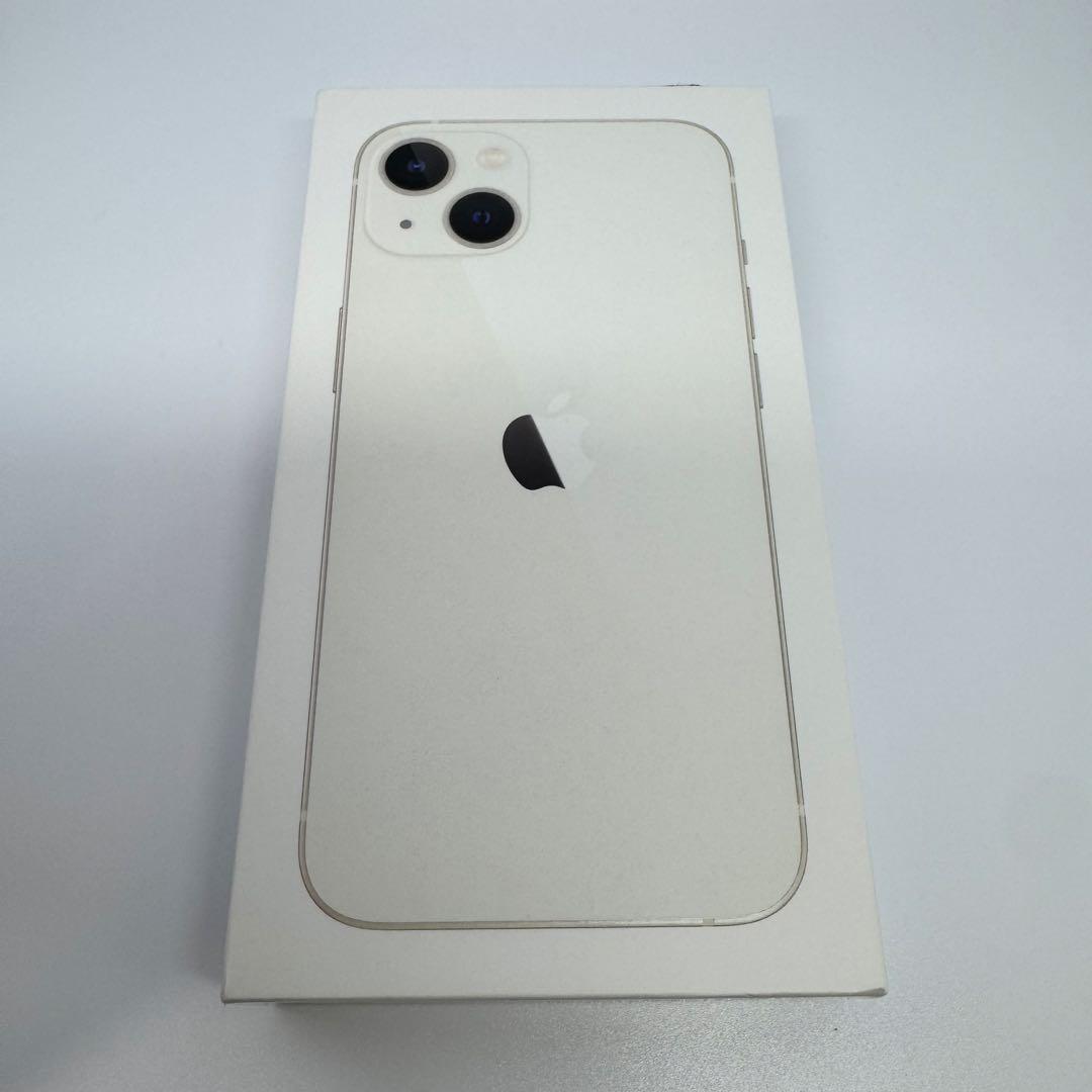 【良品】iPhone 13 128GB WHITE 大容量バッテリー 100%