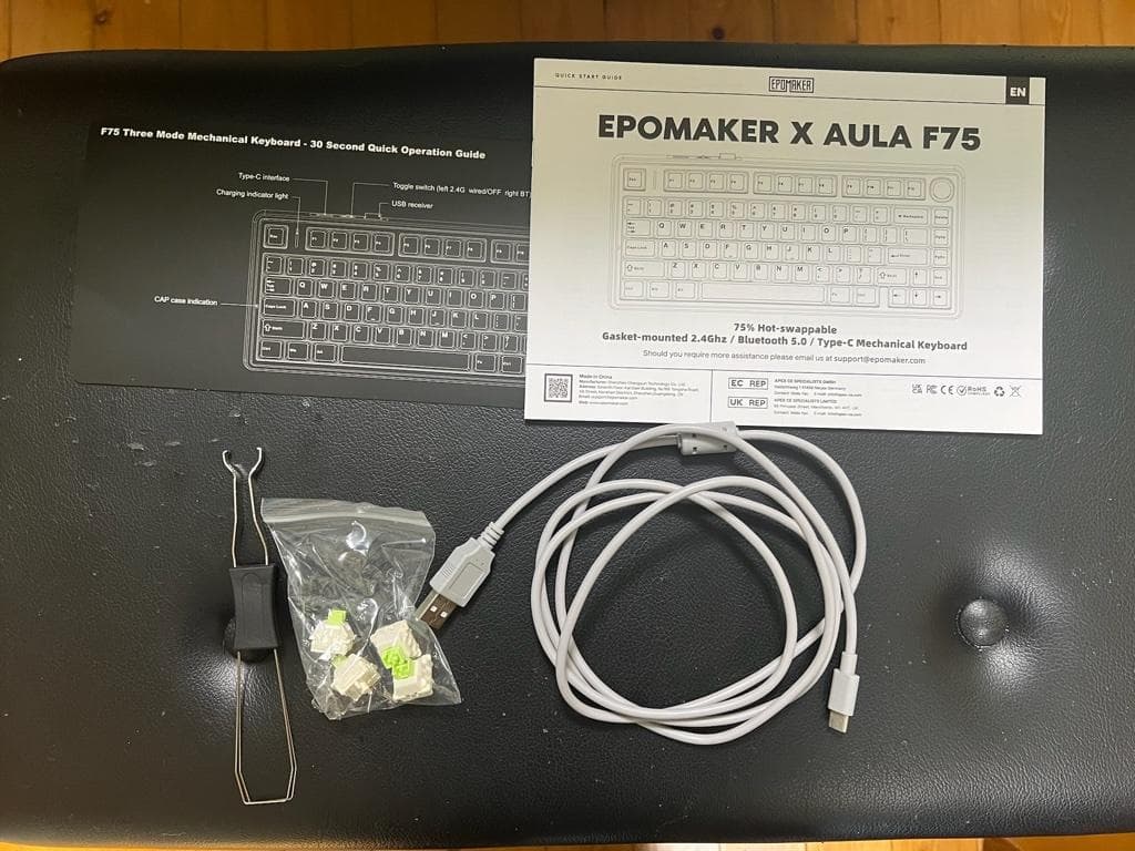 EPOMAKER x AULA F75 ワイヤレス メカニカルキーボード