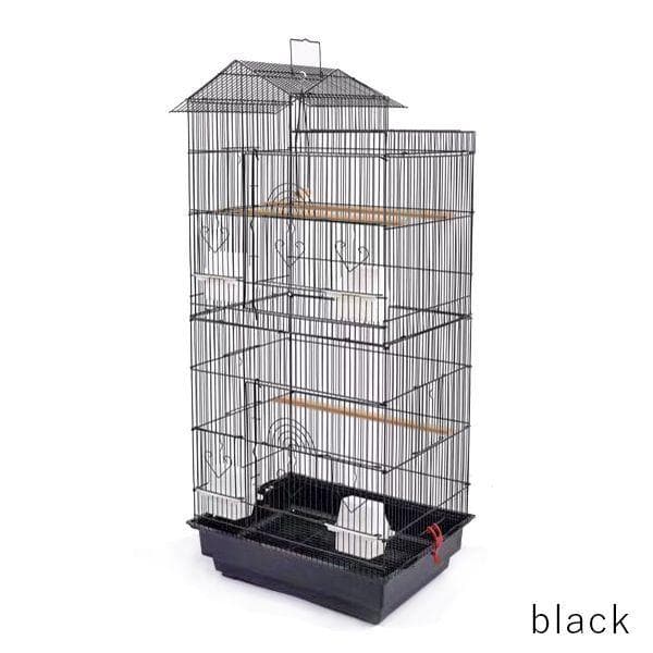 【通気性抜群】鳥かご バードケージ 鳥小屋 多頭飼い 複数飼い 止まり木 おもち
