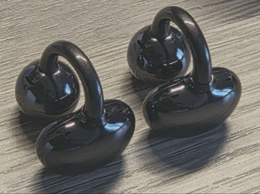 【美品】HUAWEI FreeClip ブラック（ファーウェイ フリークリップ）