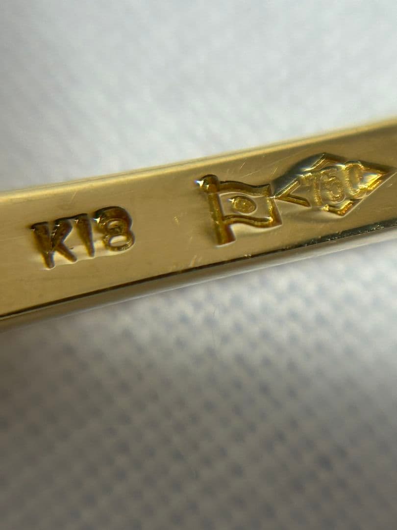 K18（18金）耳かき　ゴールド本物　刻印有
