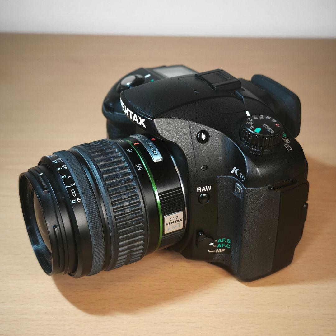 美品 PENTAX K10D ズームレンズ18 - 55mm付き