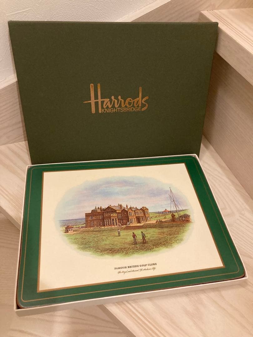 希少　Harrods ゴルフクラブ プレートセット 6枚