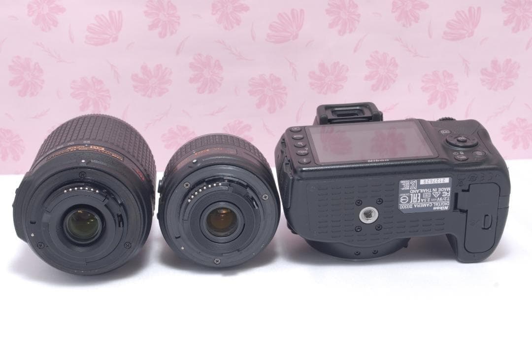 ⭐️ダブルレンズセット⭐️Nikon D3300 ニコン デジタル一眼レフ