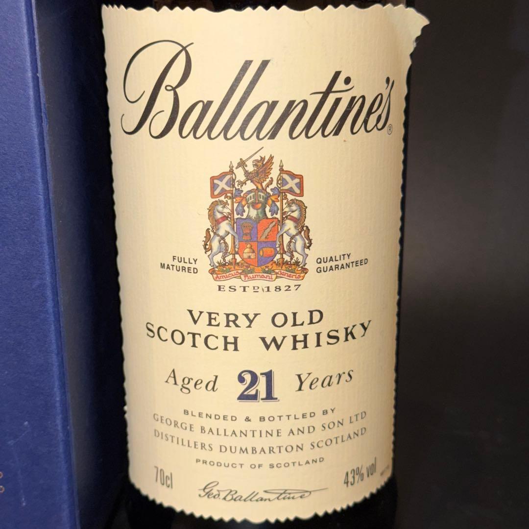太*ん様 Ballantine's 21年 スコッチウイスキー 700ml 未開