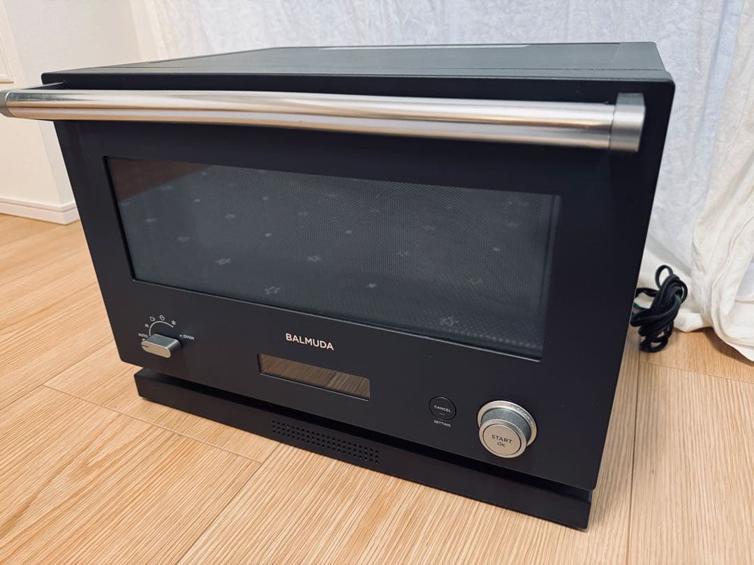 【ジャンク品】BALMUDA The Range K04A-BK オーブンレンジ