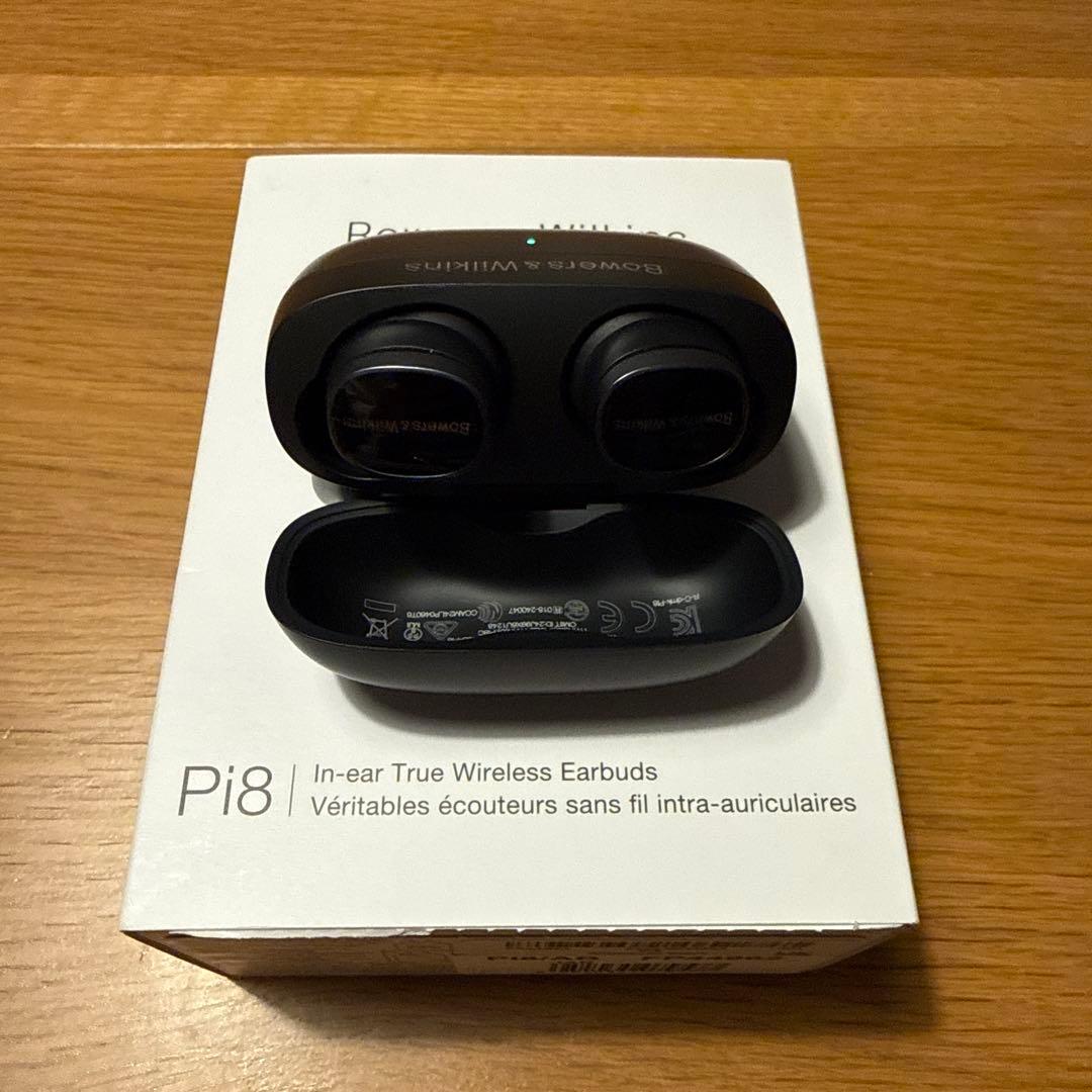 美品 Bowers & Wilkins Pi8 ワイヤレスイヤホン ブラック