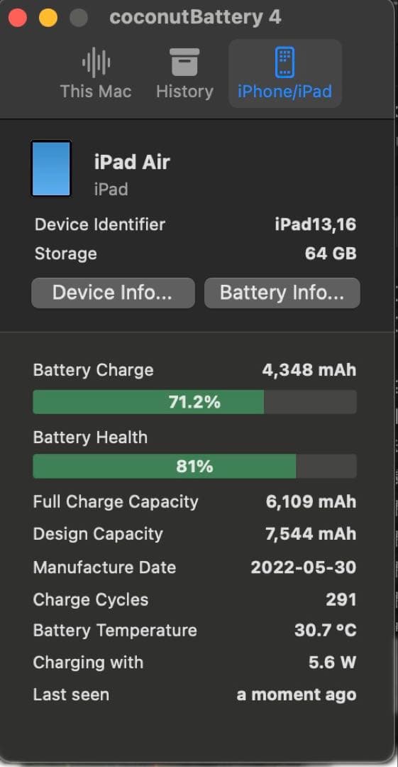 Apple iPad Air 5世代 本体