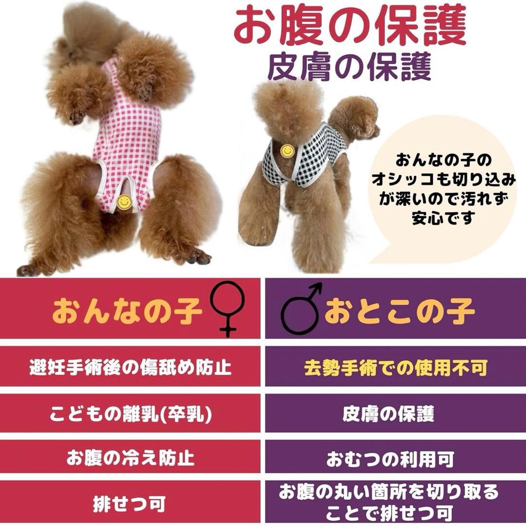 術後服 犬 夏 皮膚 傷口 保護 避妊 手術 離乳 エリザベスウェア 術後ウェア