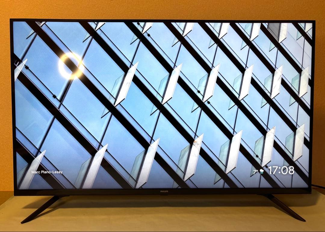 philips 43インチ 4K チューナーレステレビ (スマートテレビ)
