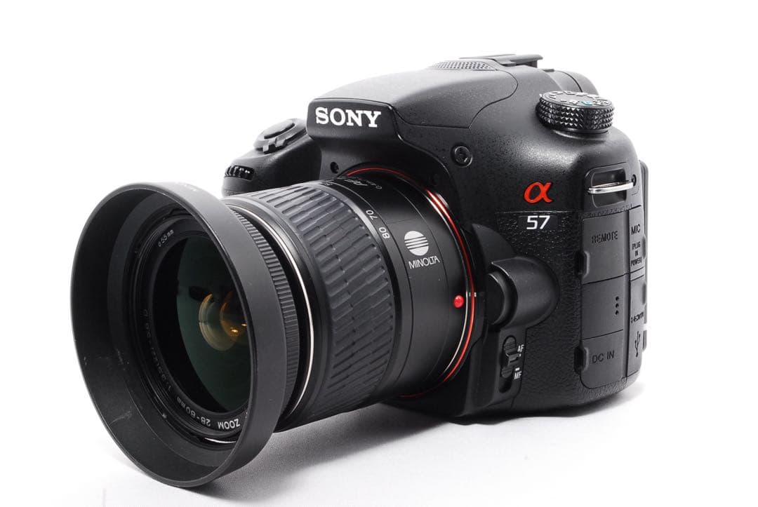 ◆ショット数僅か◆SONY α57◆一眼レフカメラ◆標準＆望遠レンズ◆すぐ使える