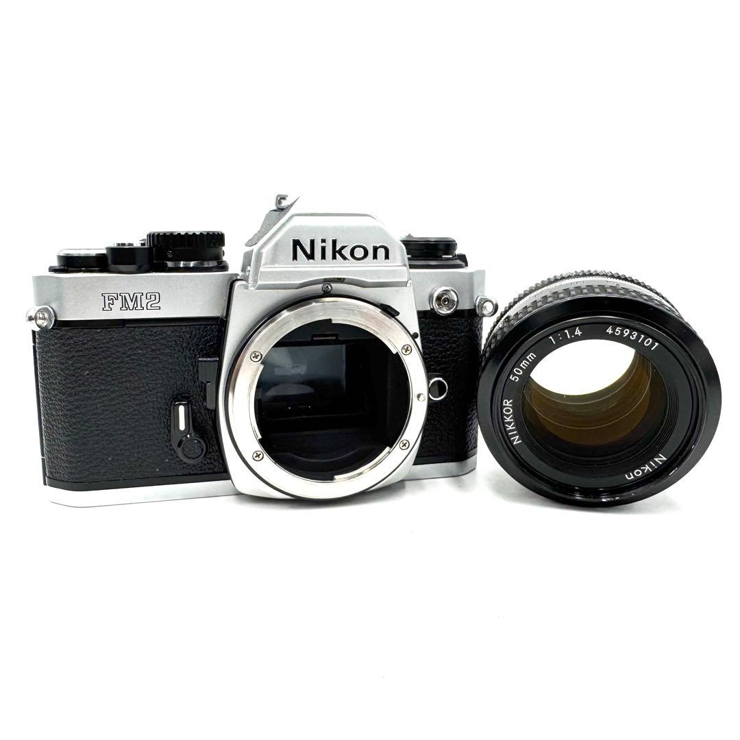 ❁後期型！動作良好❁Nikon New FM2 & Ai 50mm F1.4