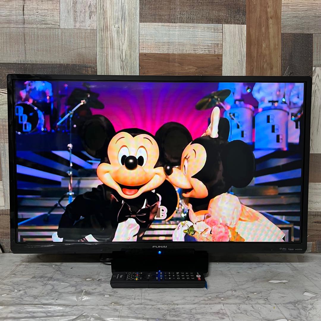 全国送料込❣️フナイ32型地デジBSCSチューナ見ながらカンタン録画機能付テレビ